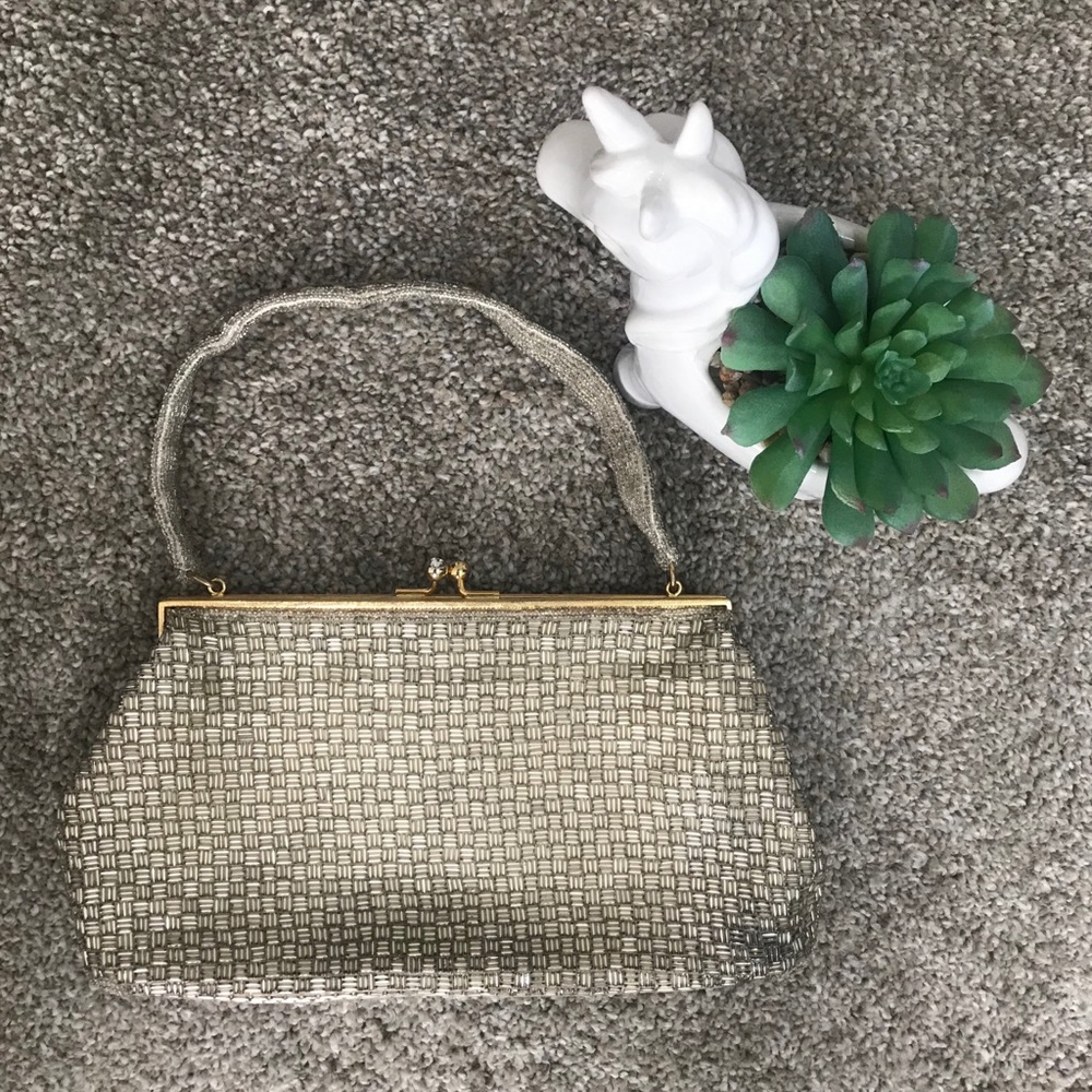 VINTAGE Bags by Josef beaded evening bag 50’s 60’s